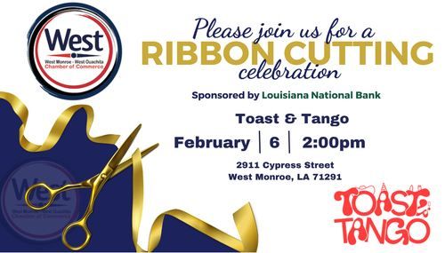 Ribbon Cutting - Toast and Tango