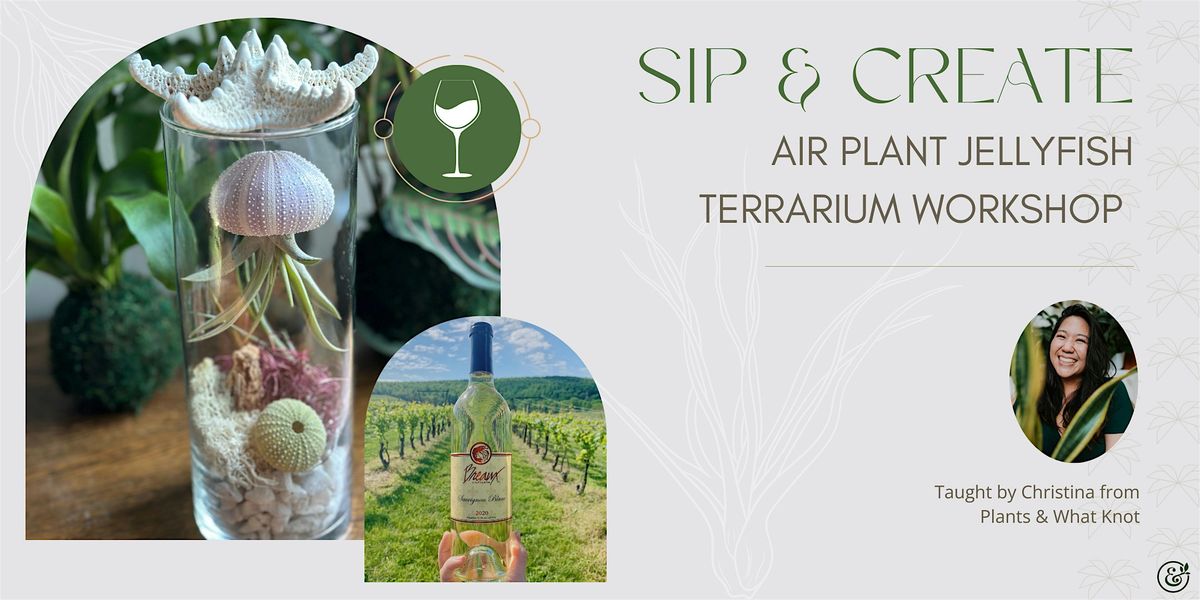 Sip & Create: Air Plant Jellyfish Terrarium Workshop at Breaux Vineyards