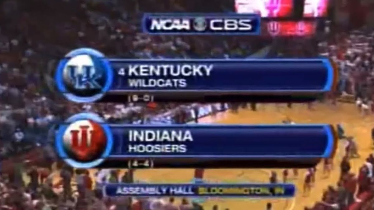 Indiana Hoosiers at Kentucky Wildcats Mens Basketball
