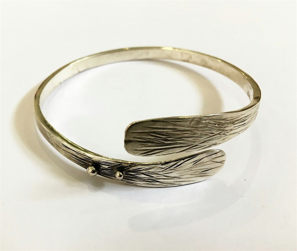 Silver bangle making