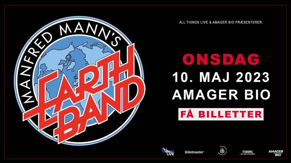 Venteliste! Manfred Mann's Earth Band - 10. maj - Amager Bio