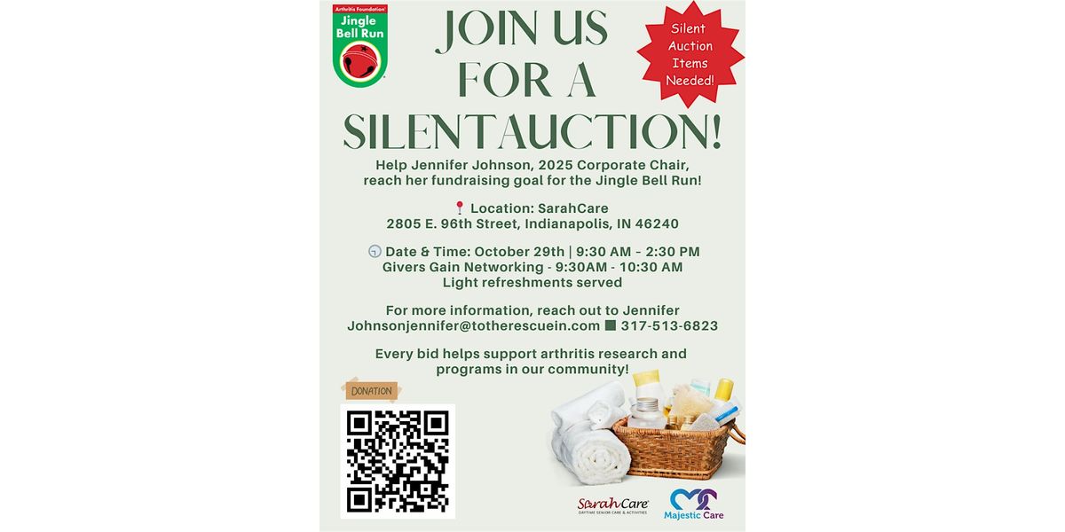 TTR\/Majestic Care\/SaraCare Silent Auction For The Jingle Bell Run 2025!