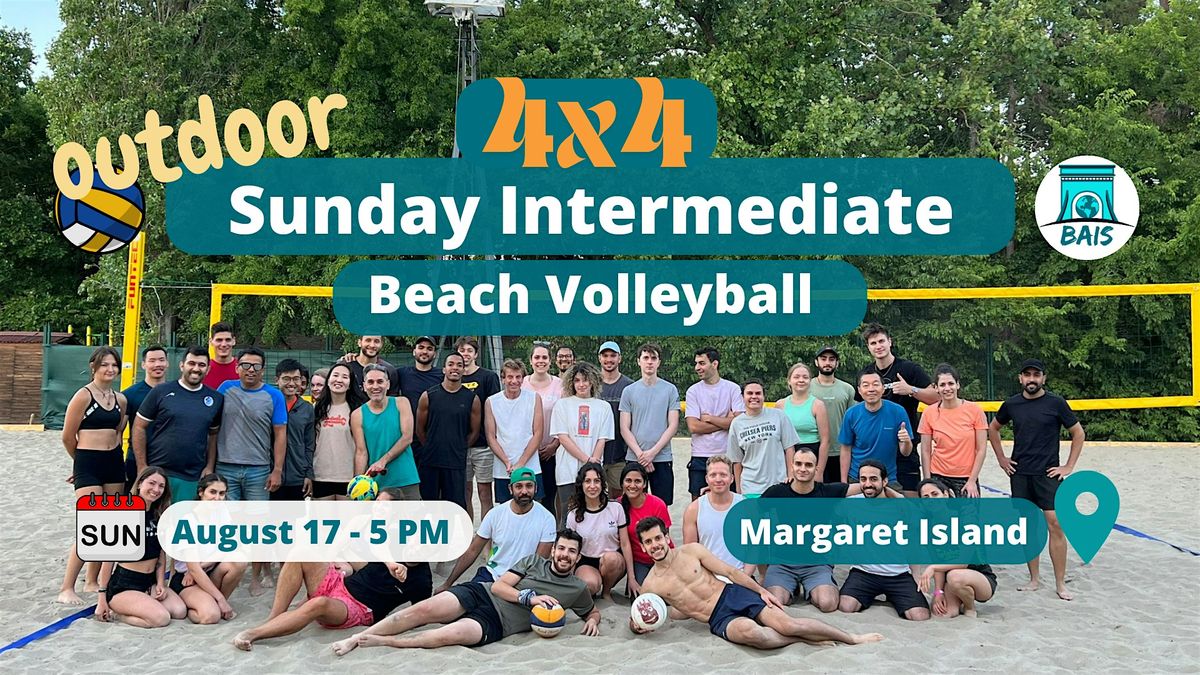 Sunday 5 PM Intermediate 4x4 Beach Volleyball - BAIS