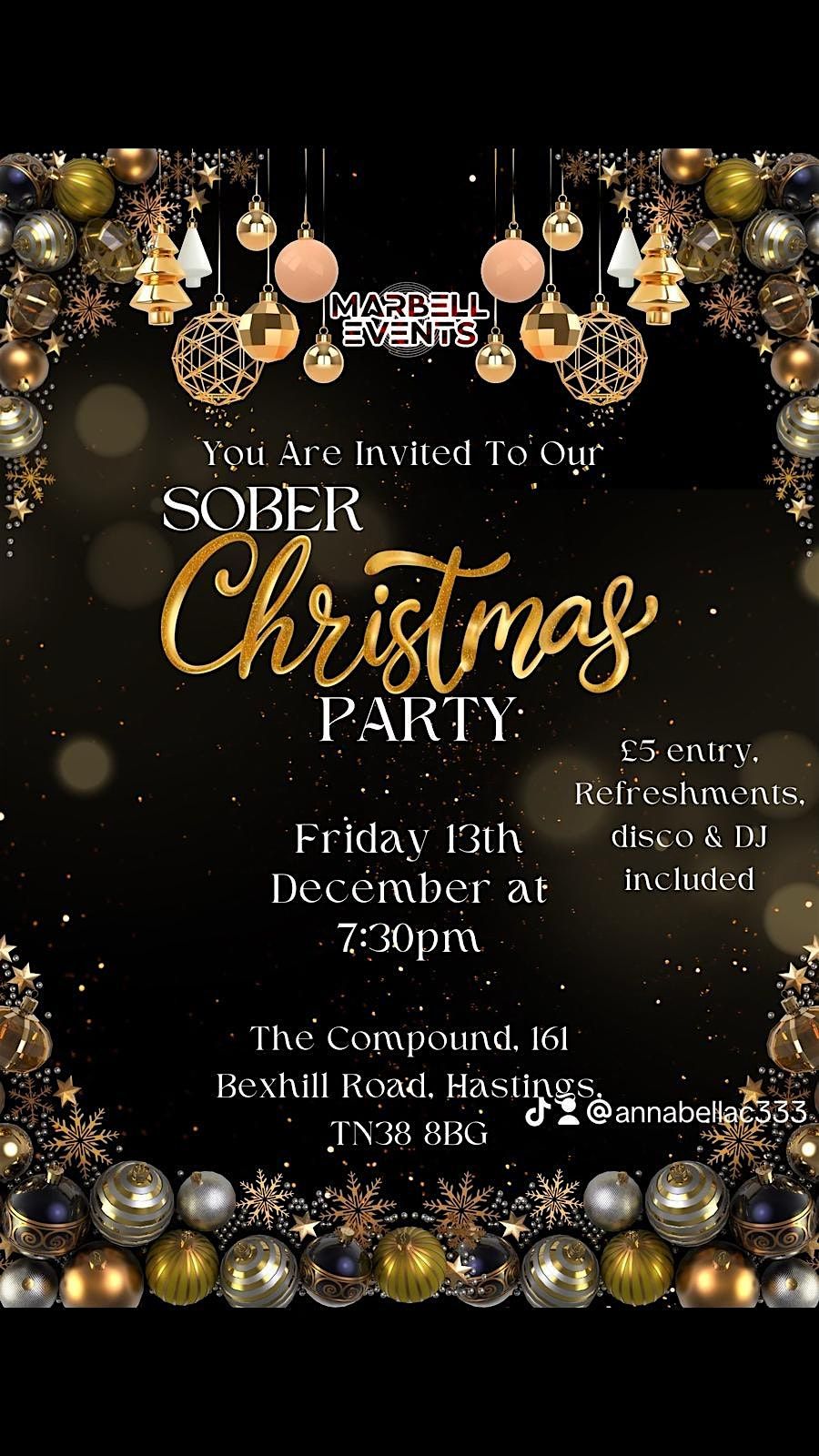 Sober Christmas Party