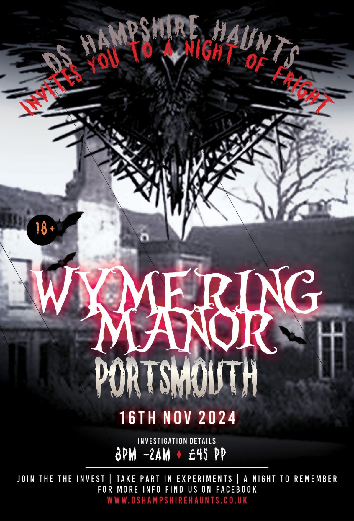 Paranormal Investigation at Wymering Manor \u00a345pp