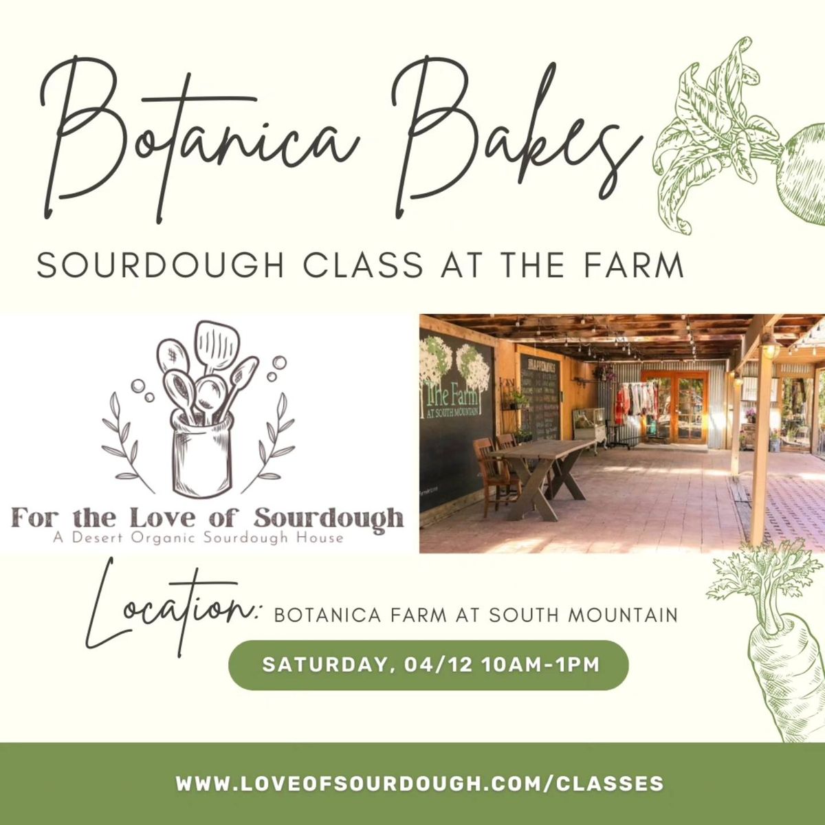 Sourdough Class at The Farm at South Mountain