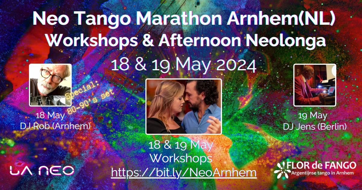 NEOTANGO WORKSHOPS & Afternoon Neolongas at Neotango Marathon Arnhem 2024