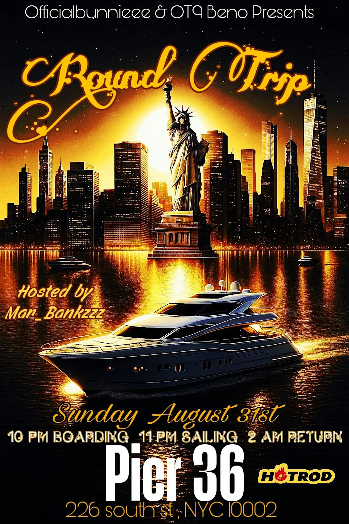 8\/31 Sunday Round Trip Boat Ride