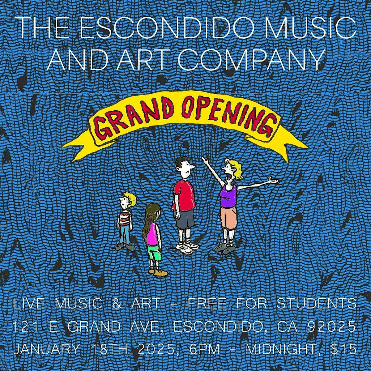 The Escondido Music And Art Company Grand Opening