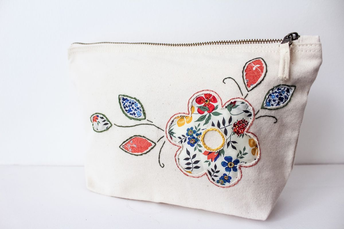 Hand Embroidery Workshop : Customise your own accessory bag