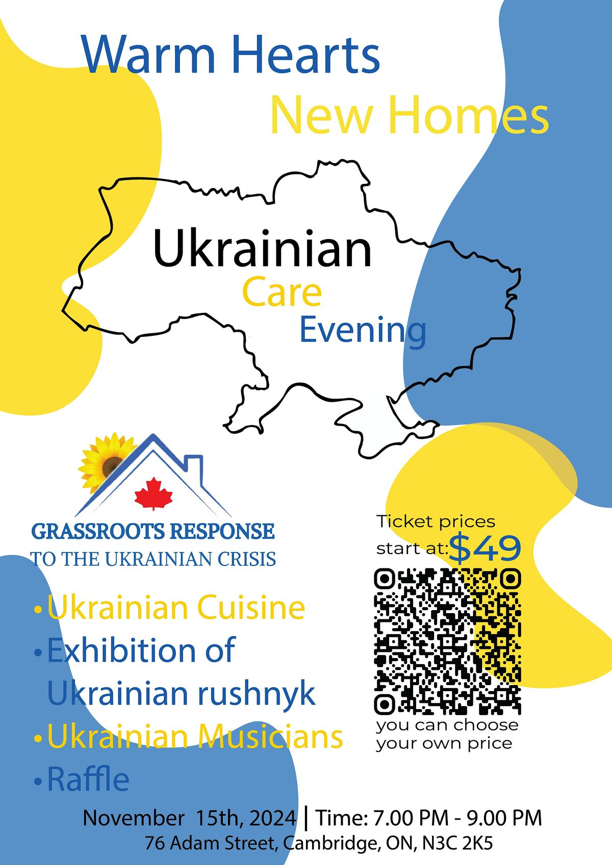 Warm Hearts, New Homes: Ukrainian Care Evening