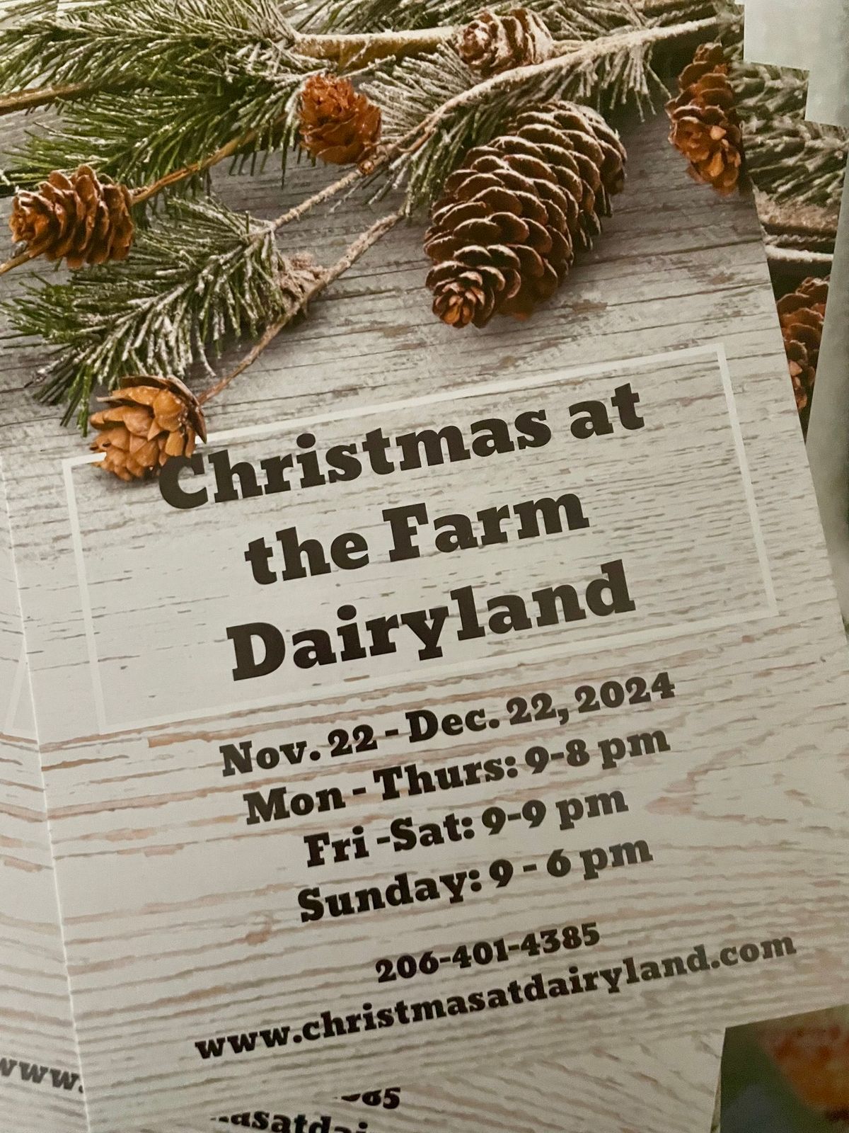 Christmas at the Farm Dairyland Event