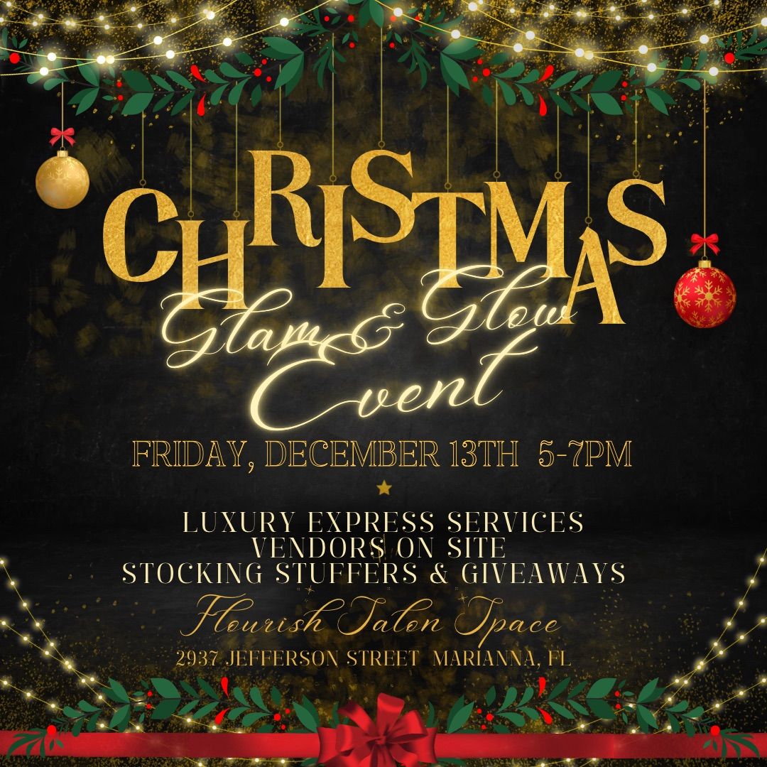 Christmas Glam & Glow Event at Flourish Salon 