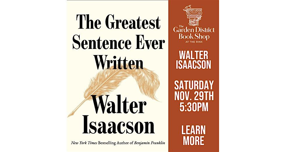 Walter Isaacson at the GDBS