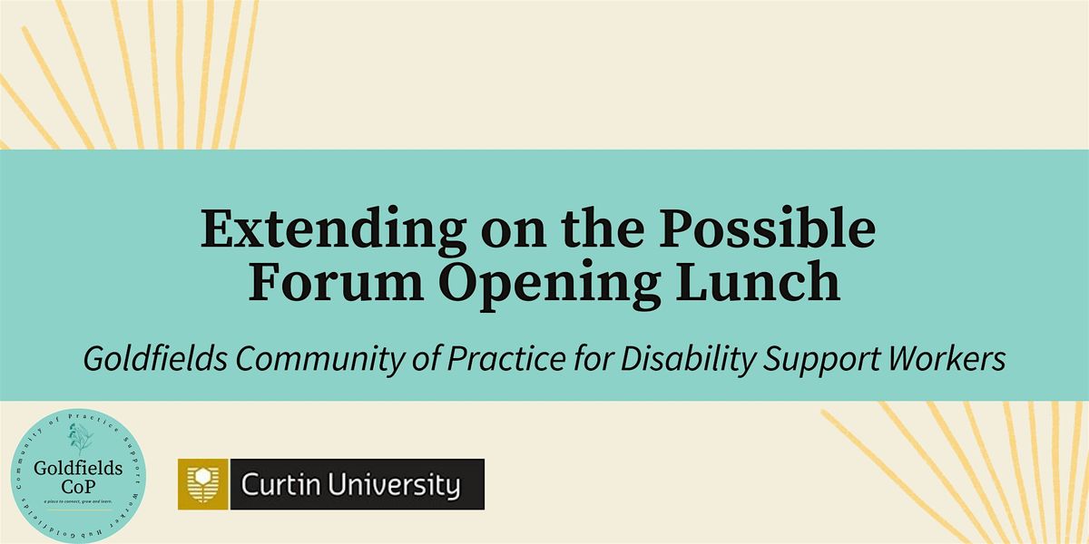 Extending on the Possible Forum Opening Lunch