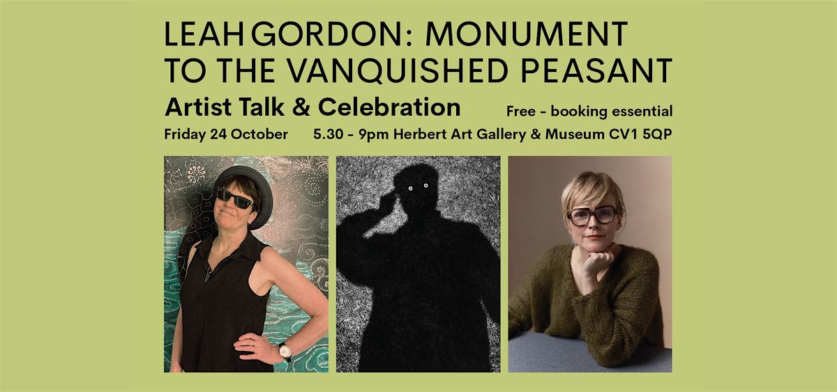 Artist Talk & Celebration with Leah Gordon, Stephen Ellcock & Maxine Peake