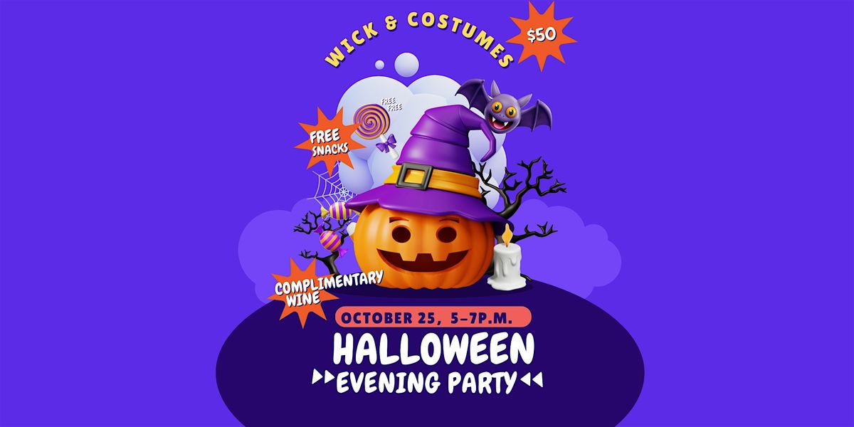 Halloween Candle Making Workshop, Lets vibe to great spooky music & laughs.
