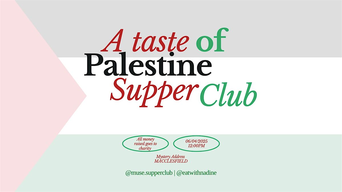 Supper Club: A Taste of Palestine