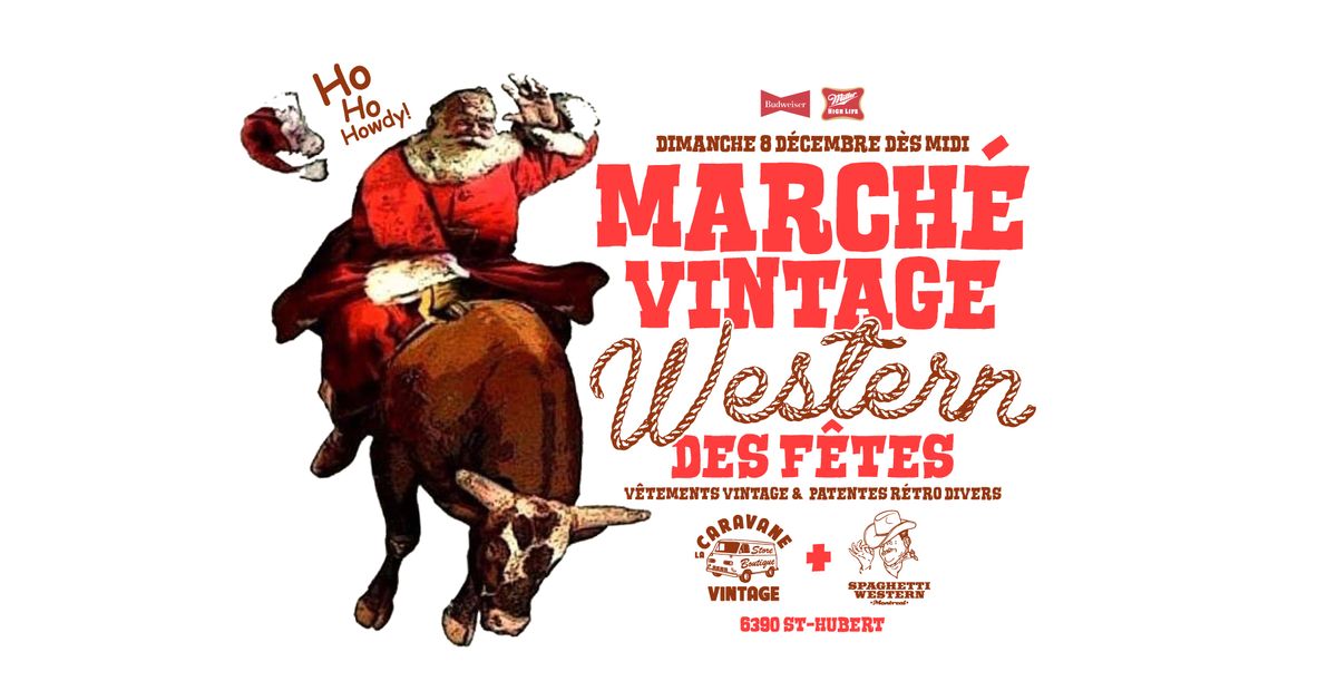 March\u00e9 vintage Western des f\u00eates au Spaghetti Western