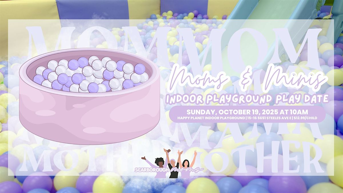 Scarborough Moms & Minis Indoor Playground Play Date at Happy Planet