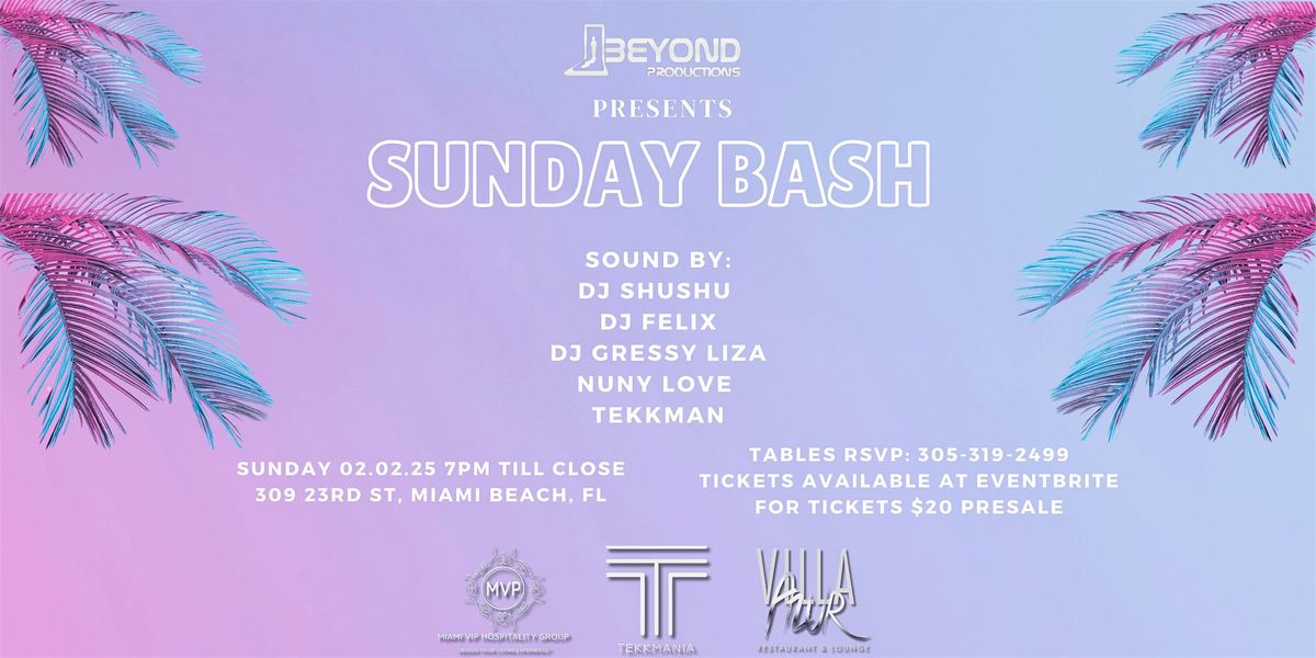 Sunday Bash