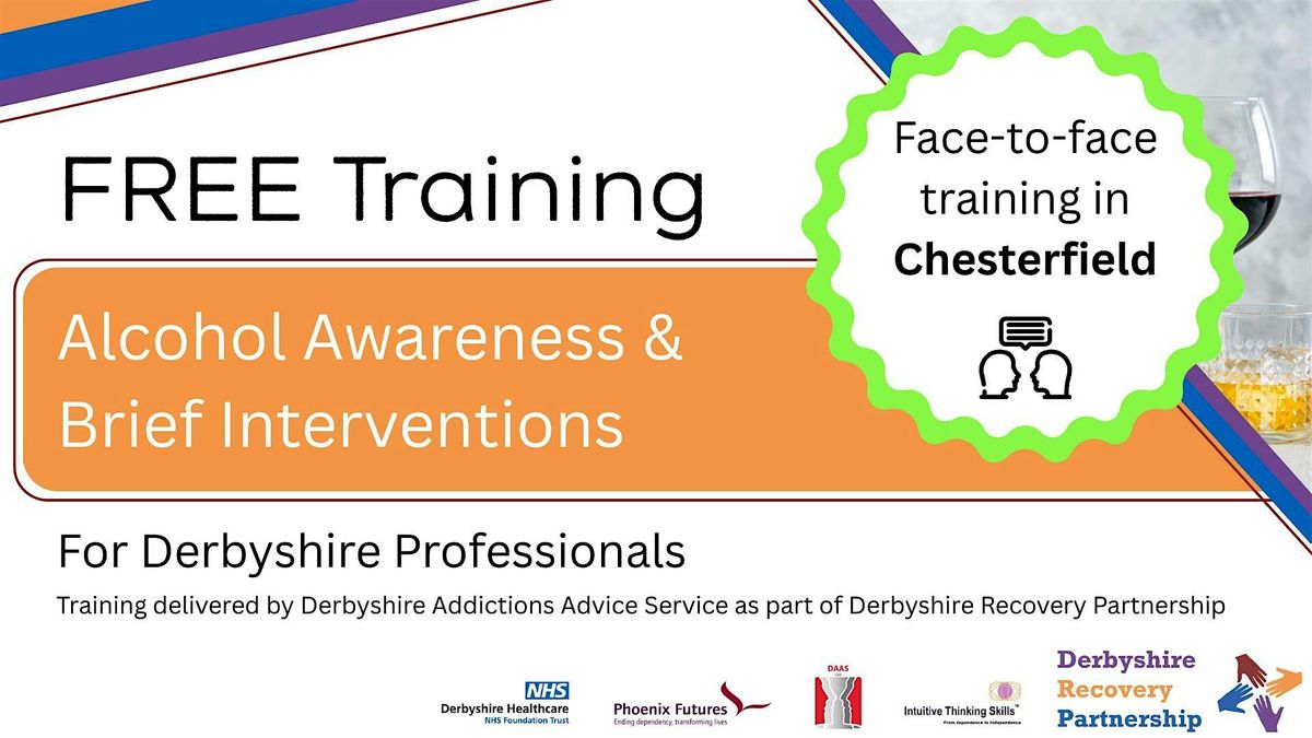 Alcohol Awareness & Brief Interventions - In Person (Tue 13th Jan 2026)