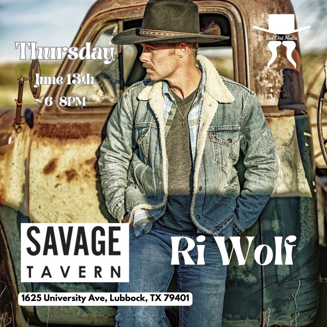 Ri Wolf LIVE at Savage Tavern