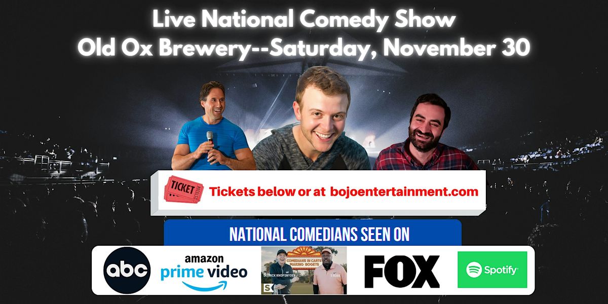 Special Thanksgiving Weekend National Comedy Event in Ashburn