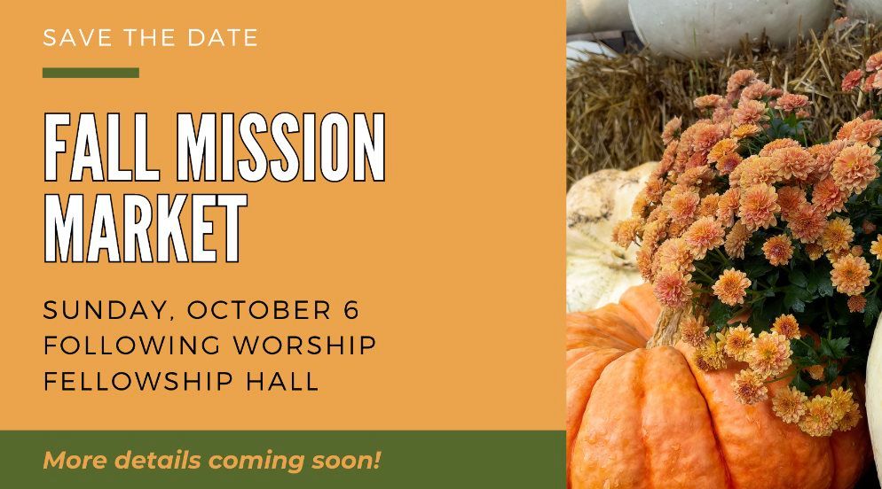 Fall Mission Market