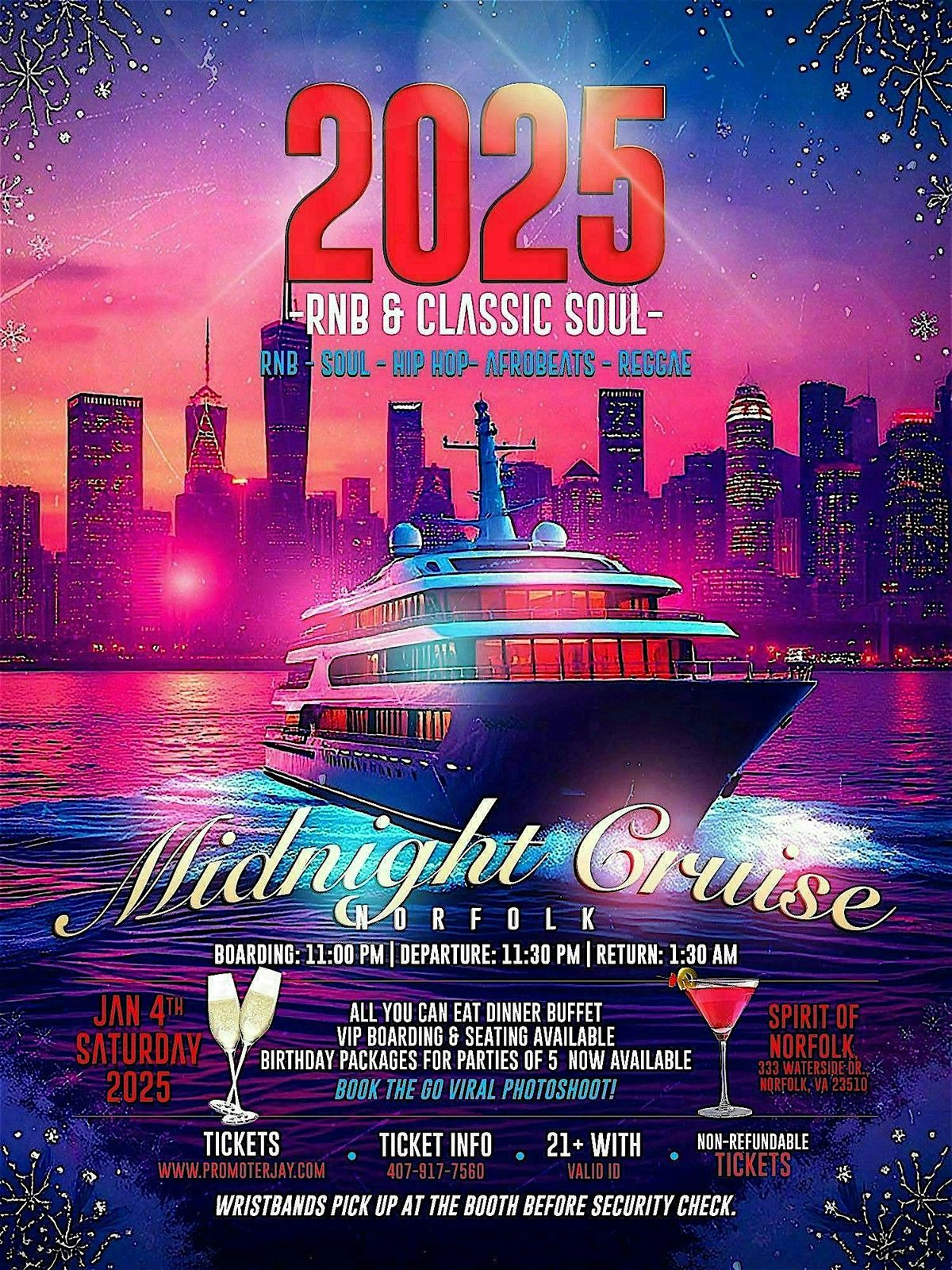 2025 RnB & Classic Soul Midnight Cruise Norfolk