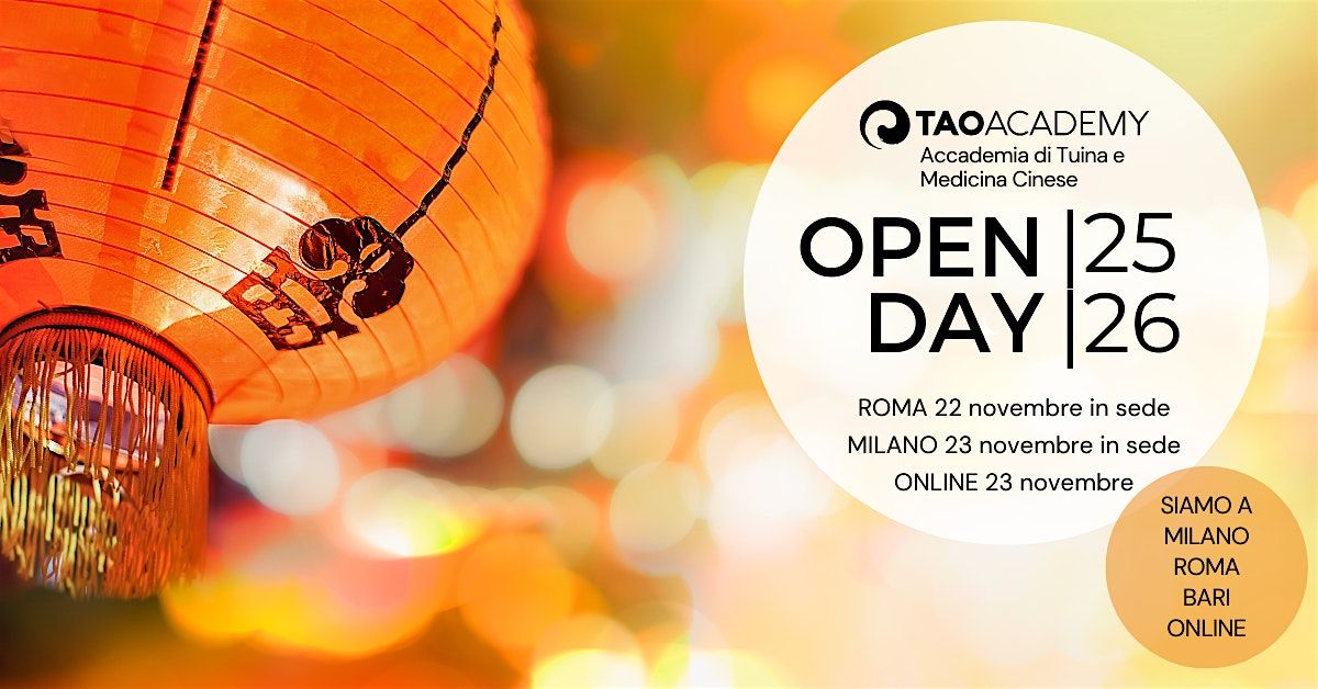 Open day TAO Academy Milano
