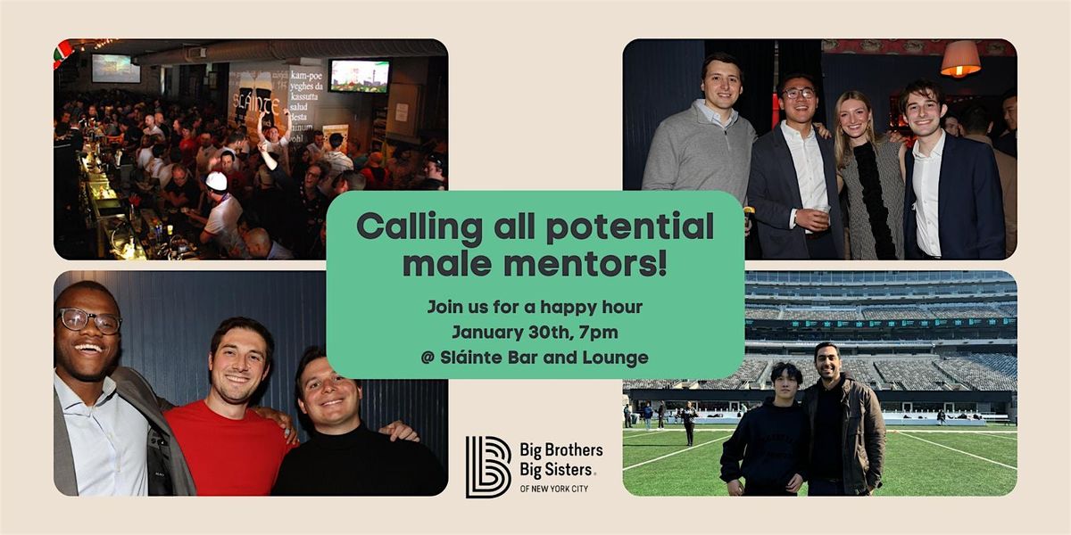 BBBS YPC's Male Mentor Happy Hour