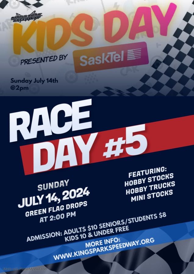Race Day #5 - Kids Day presented by SaskTel