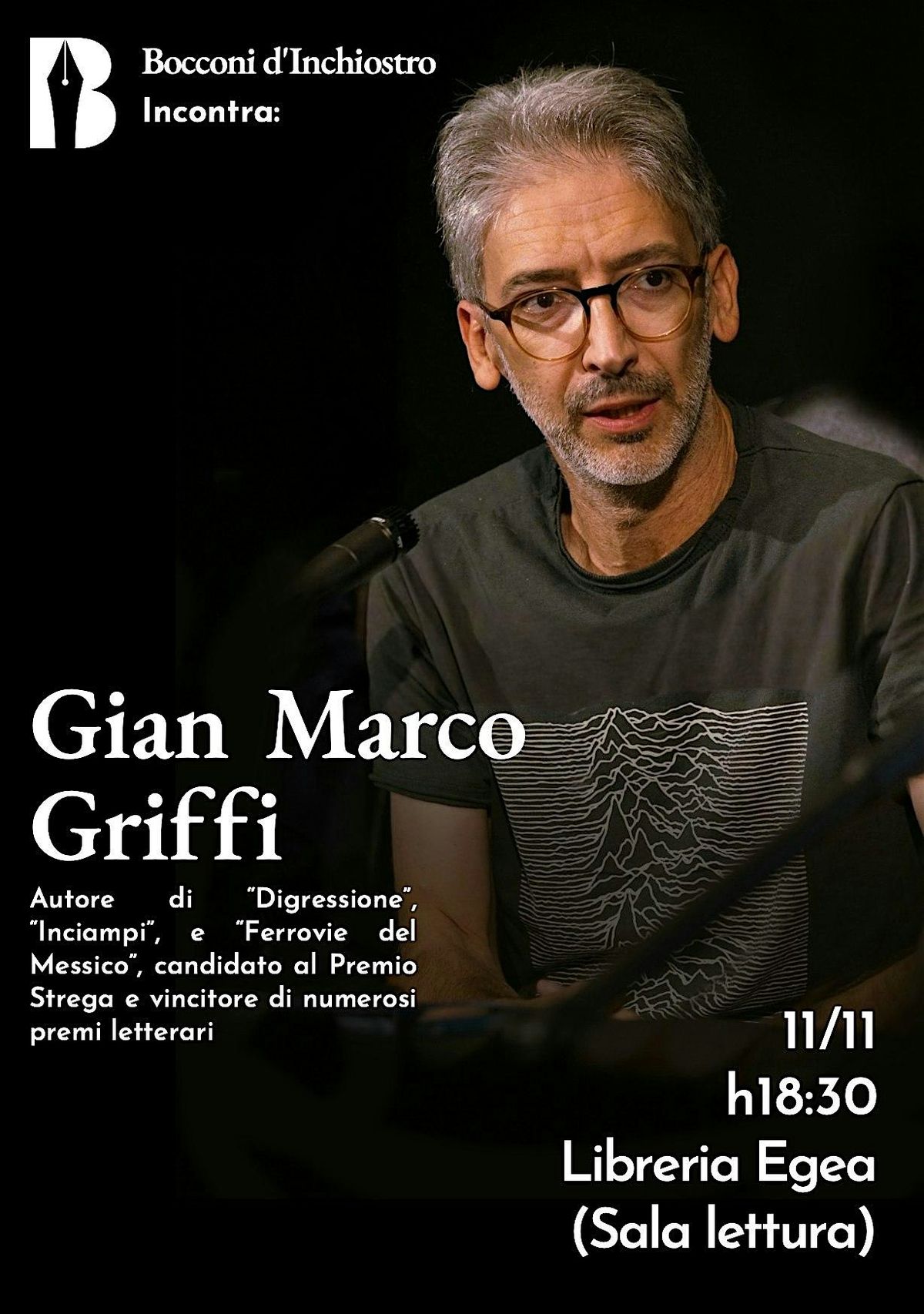 Bocconi d'Inchiostro incontra Gian Marco Griffi