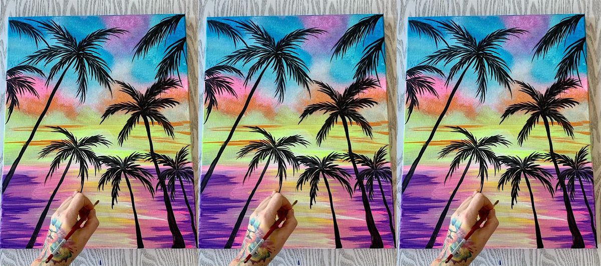 Palm Trees: Glen Burnie , Bubba's 33 with Artist Katie Detrich!