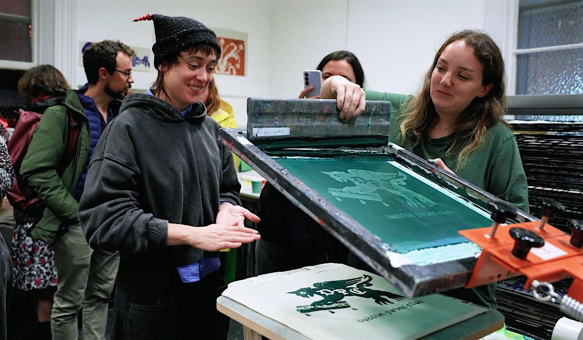 Live Screen Printing with Dublin Print Club and Mini Print Exhibition