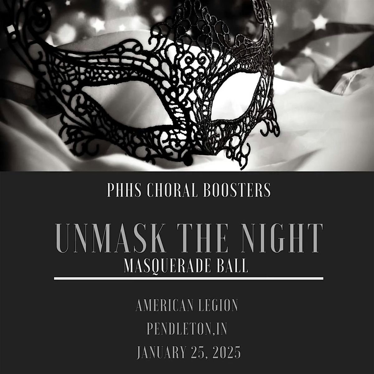 Unmask the Night - Masquerade Ball at American Legion Pendleton, Indiana