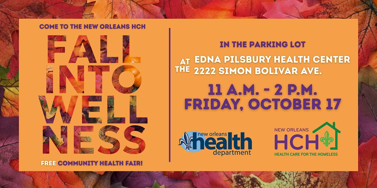 Fall into Wellness FREE Community Health Fair