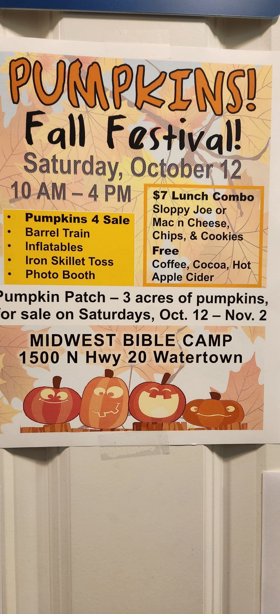 Fall Pumpkin Festival!