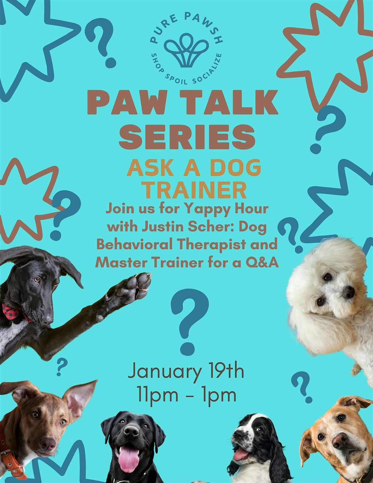 Paw Talk Series - ASK A TRAINER