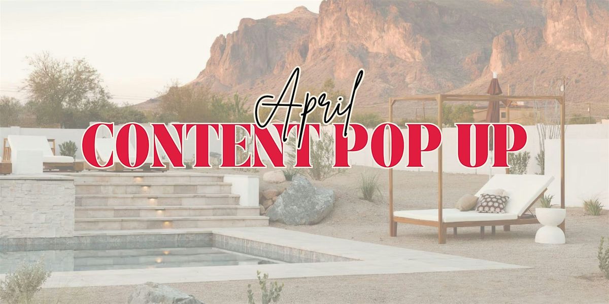 April Social Content Pop Up