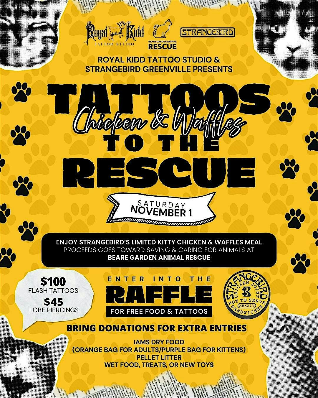 Tattoos + Chicken & Waffles To The Rescue