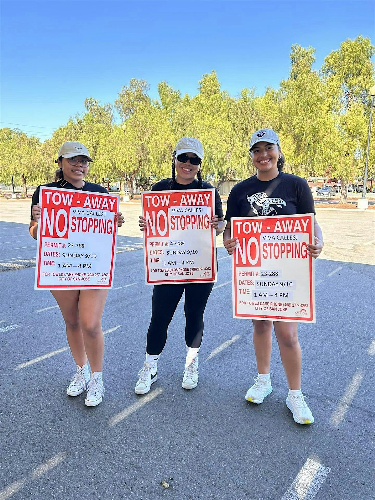 Volunteer for Viva CalleSJ - Tow Sign Day