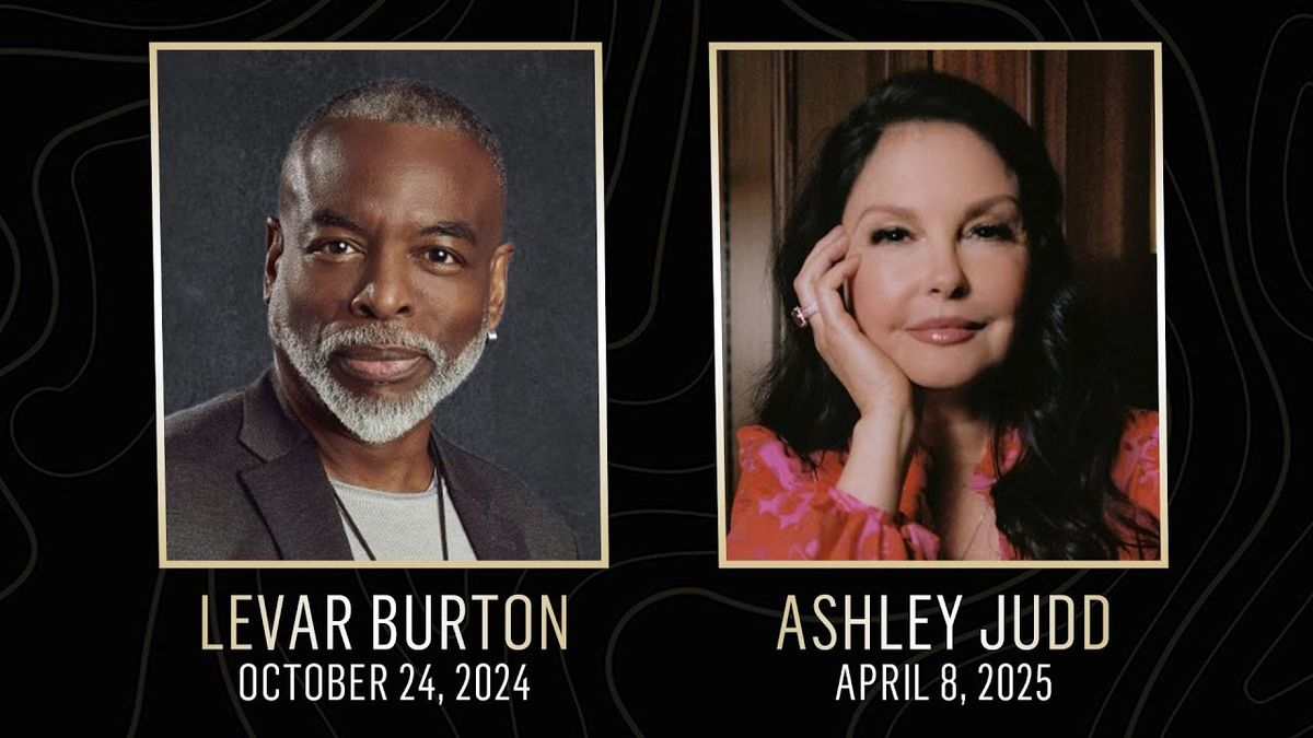 Ashley Judd with LeVar Burton