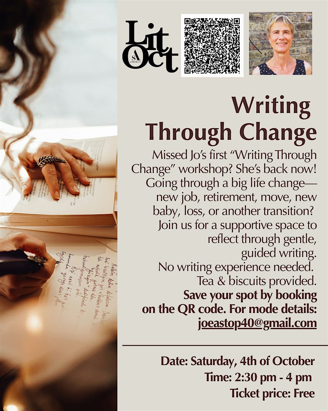 Writing Through Change - a taster workshop