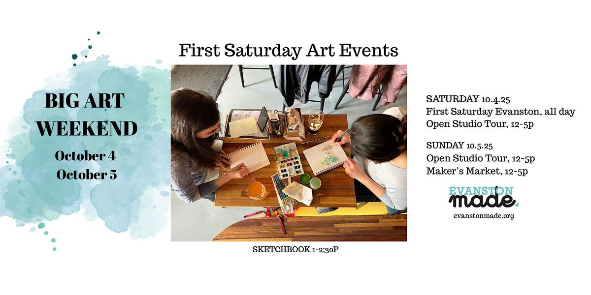 First Saturday Evanston Art Events \u2022 October 4, 2025