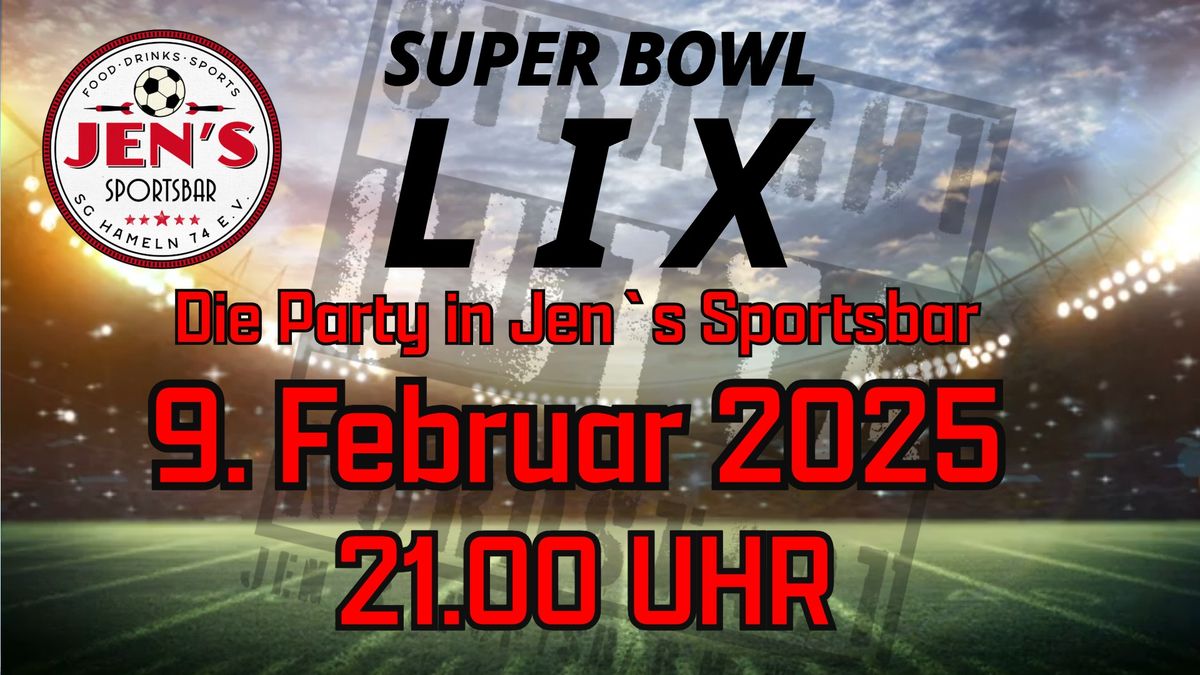 Superbowl-Party bei Jen