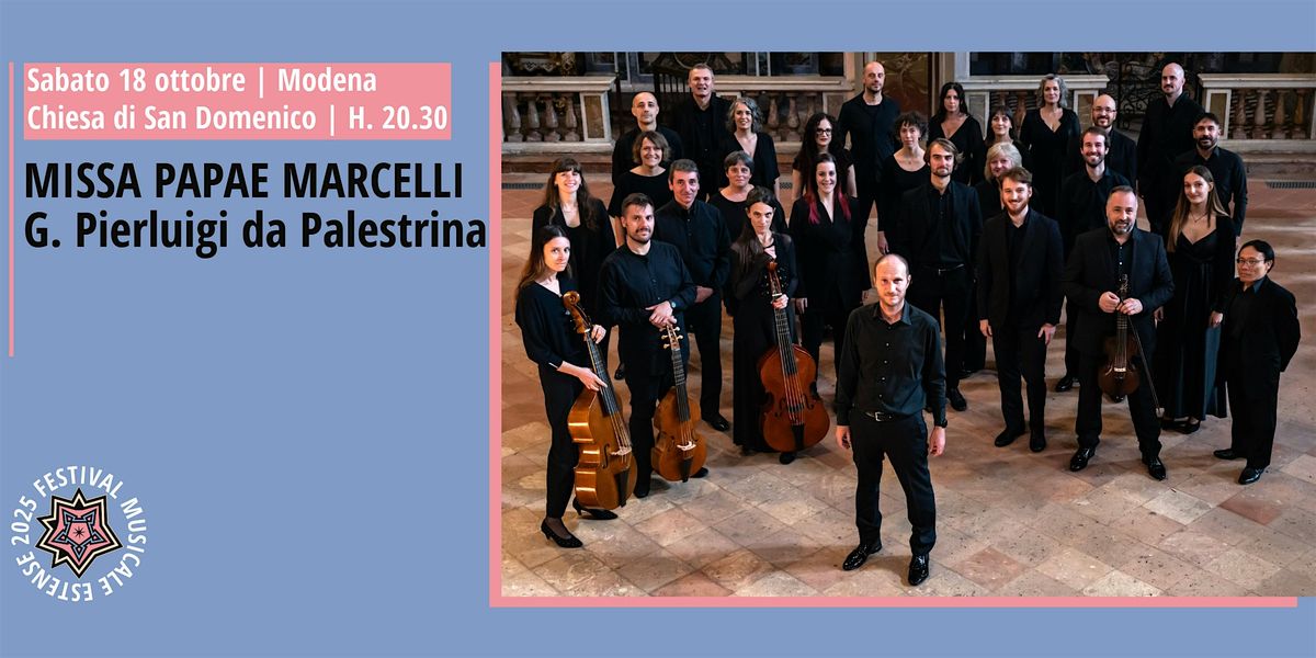 MISSA PAP\u00c6 MARCELLI di Giovanni Pierluigi da Palestrina