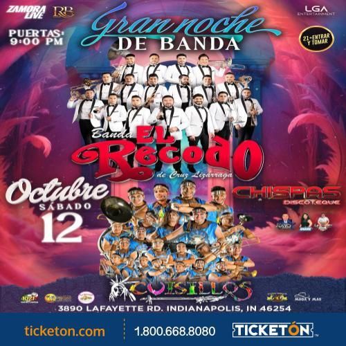 BANDA EL RECODO & CUISILLOS EN INDIANAPOLIS, IN