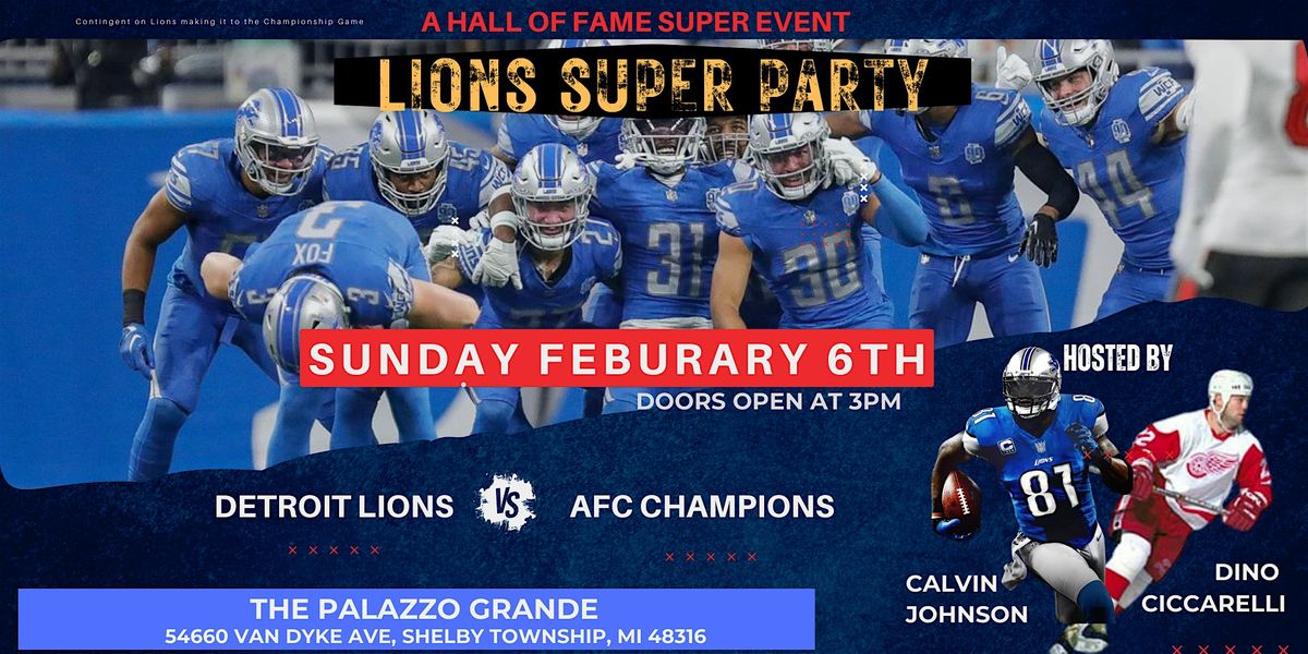 LIONS SUPER PARTY